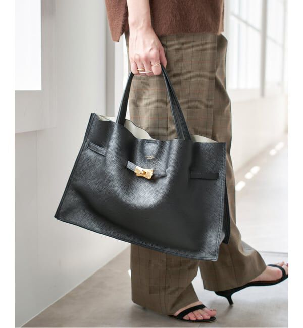 Spick and Span「《追加》VIOLAd'ORO イタリアンWフェイスレザートートバッグ L」|トートバッグ|