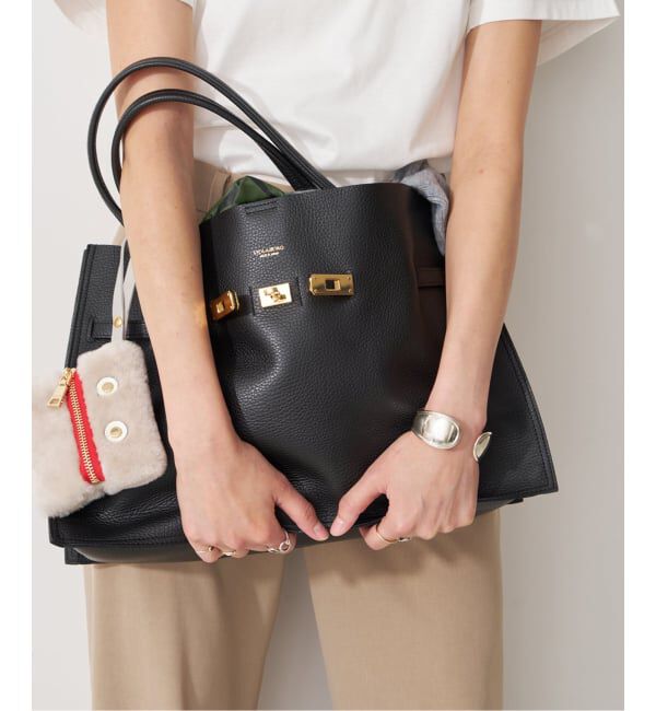 Spick and Span「《追加》VIOLAd'ORO イタリアンWフェイスレザートートバッグ L」|トートバッグ|