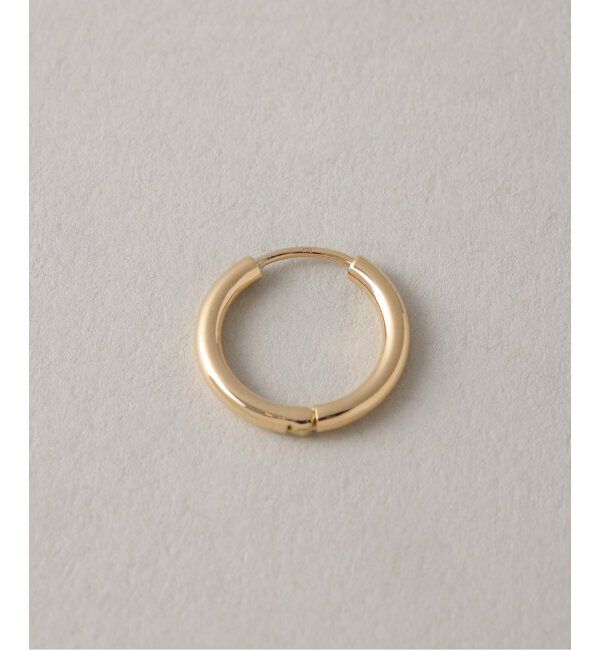 Lilas by Spick&Span「ハーフオープンフープピアスS K18(両耳)」|ピアス|