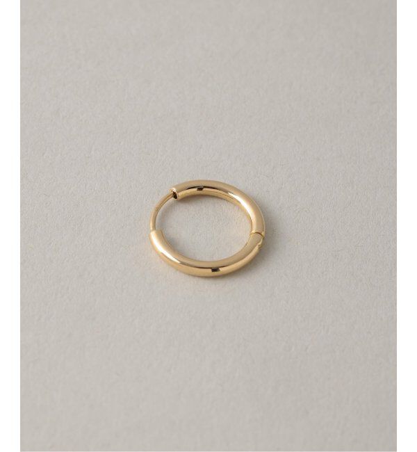 Lilas by Spick&Span「ハーフオープンフープピアスS K18(両耳)」|ピアス|