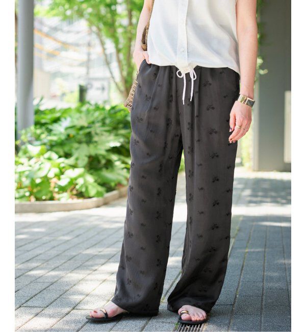 Spick and Span「TICCA / ティッカ フラワーエンブロイダリーパンツ」|その他|
