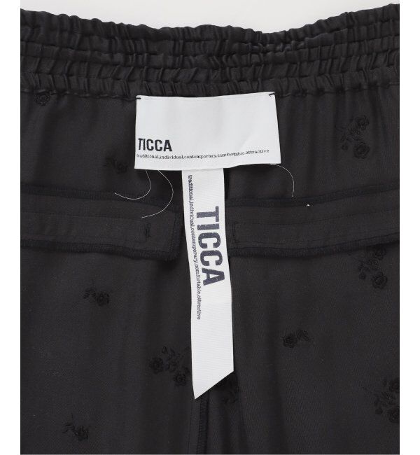 Spick and Span「TICCA / ティッカ フラワーエンブロイダリーパンツ」|その他|