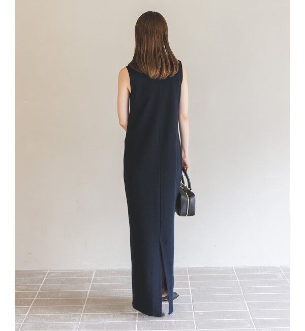 NOBLE「【NOBLE&times;L'AUBE BLANC】ミラノリブジャージワンピース」|ワンピース|