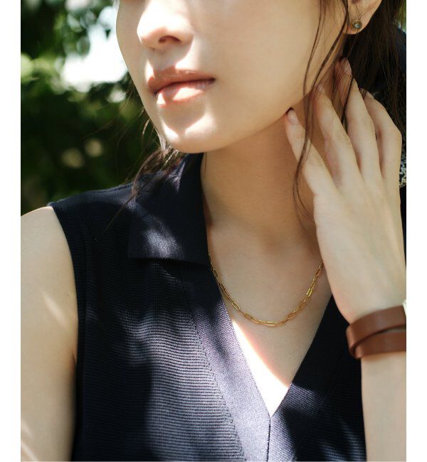 NOBLE「【NOBLE&times;L'AUBE BLANC】ミラノリブジャージワンピース」|ワンピース|