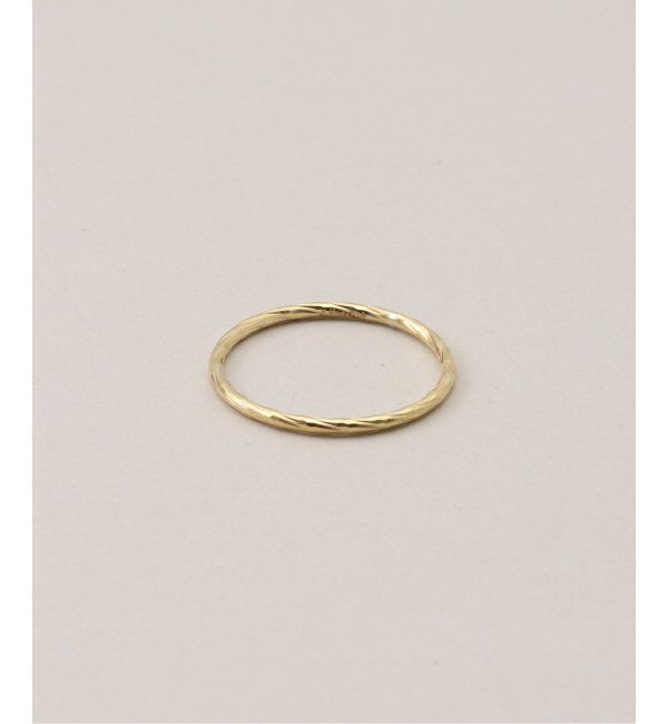 Lilas by Spick&Span「スクリューカットリング K18」|リング|