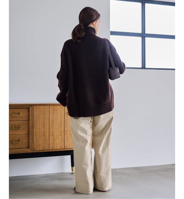 FRAMeWORK「≪一部カラーWEB限定≫ミリタリースラブバックサテンベイカーパンツ」|カーゴ|