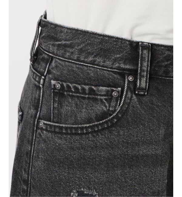 Spick and Span「5 1/2 BAGGY DENIM (Black）」|デニム|