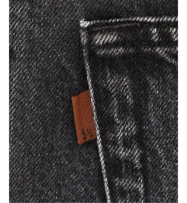 Spick and Span「5 1/2 BAGGY DENIM (Black）」|デニム|