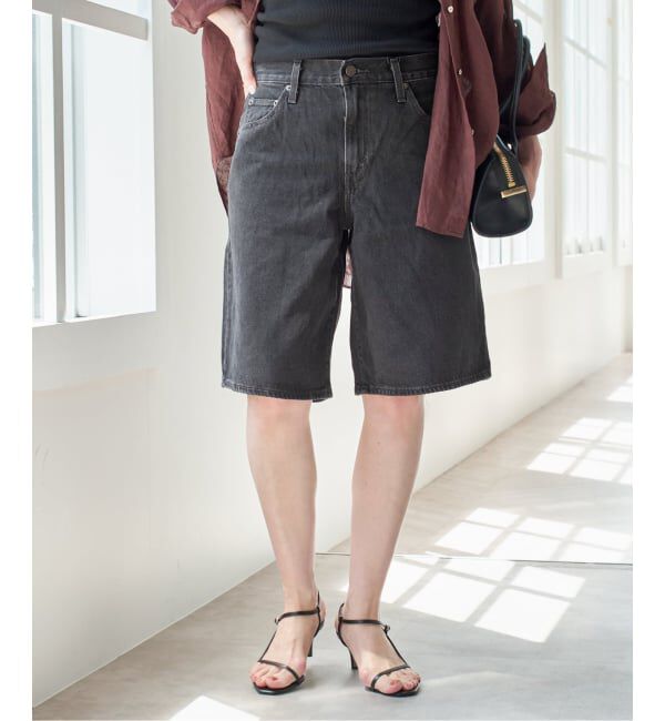 Spick and Span「LEVI'S/リーバイス BAGGY DAD JORT」|デニム|グレーA