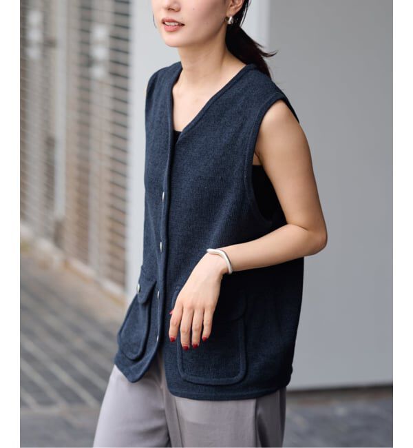 FRAMeWORK「メタルボタンベスト」|ベスト・ジレ|