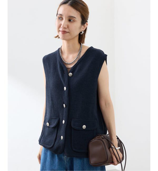FRAMeWORK「メタルボタンベスト」|ベスト・ジレ|