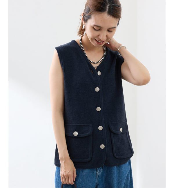 FRAMeWORK「メタルボタンベスト」|ベスト・ジレ|