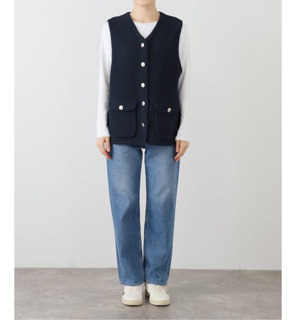 FRAMeWORK「メタルボタンベスト」|ベスト・ジレ|