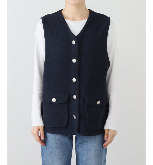 FRAMeWORK「メタルボタンベスト」|ベスト・ジレ|