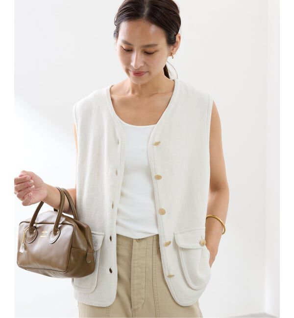 FRAMeWORK「メタルボタンベスト」|ベスト・ジレ|