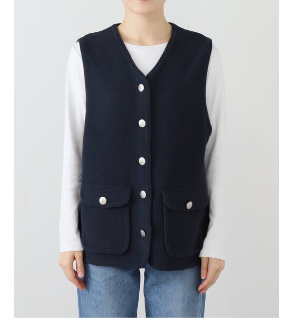 FRAMeWORK「メタルボタンベスト」|ベスト・ジレ|