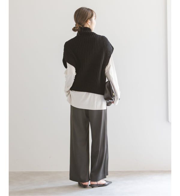 NOBLE「《追加》3G片畦ハイネックベスト」|ベスト・ジレ|