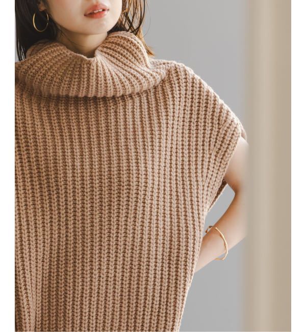 NOBLE「《追加》3G片畦ハイネックベスト」|ベスト・ジレ|