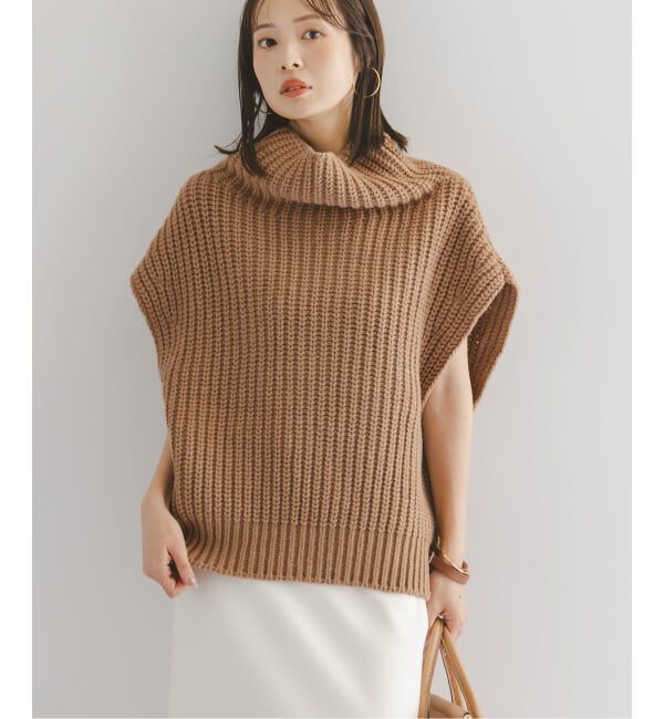 NOBLE「《追加》3G片畦ハイネックベスト」|ベスト・ジレ|