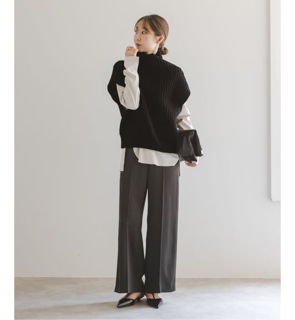 NOBLE「《追加》3G片畦ハイネックベスト」|ベスト・ジレ|