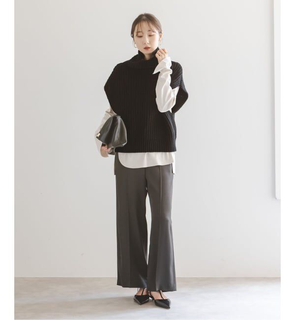 NOBLE「《追加》3G片畦ハイネックベスト」|ベスト・ジレ|