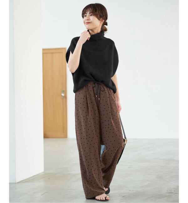 Spick and Span「オフタートルニットベスト」|ベスト・ジレ|