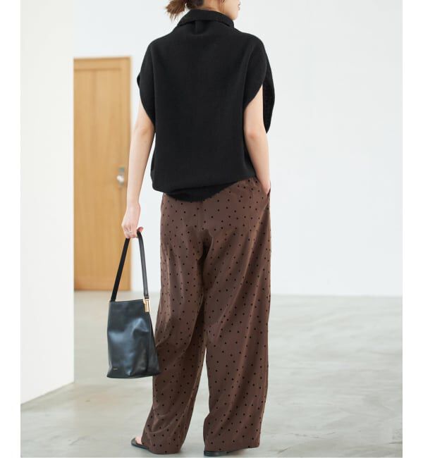 Spick and Span「オフタートルニットベスト」|ベスト・ジレ|