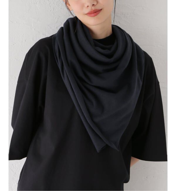 FRAMeWORK「THROW/スロー コットンカシミヤスクエアショール」|ストール|