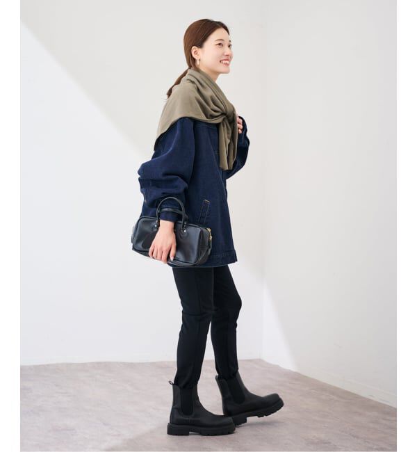 FRAMeWORK「THROW/スロー コットンカシミヤスクエアショール」|ストール|