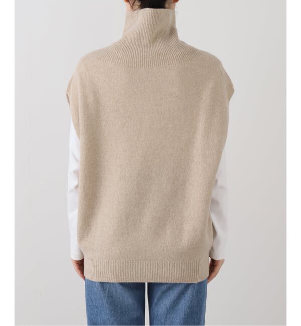 Spick and Span「《WEB限定 / 追加》オフタートルニットベスト」|ベスト・ジレ|