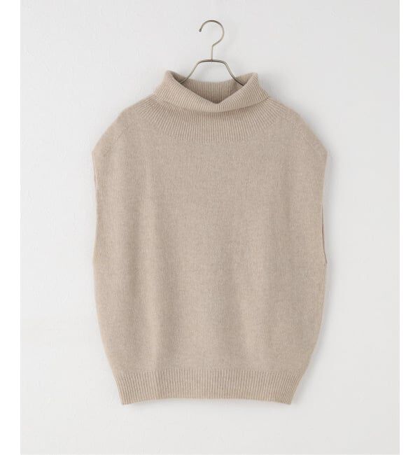 Spick and Span「《WEB限定 / 追加》オフタートルニットベスト」|ベスト・ジレ|