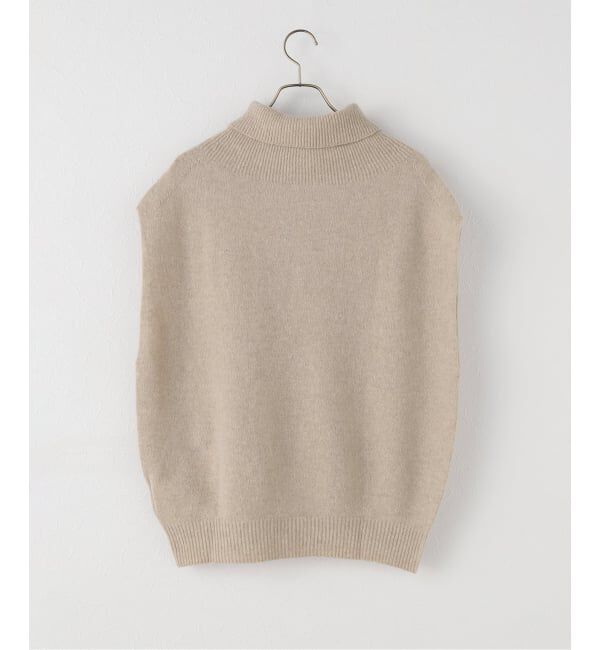 Spick and Span「《WEB限定 / 追加》オフタートルニットベスト」|ベスト・ジレ|