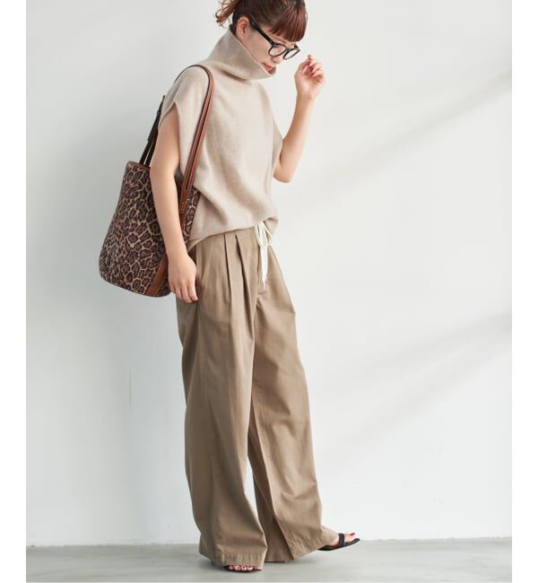 Spick and Span「《WEB限定 / 追加2》オフタートルニットベスト」|ベスト・ジレ|