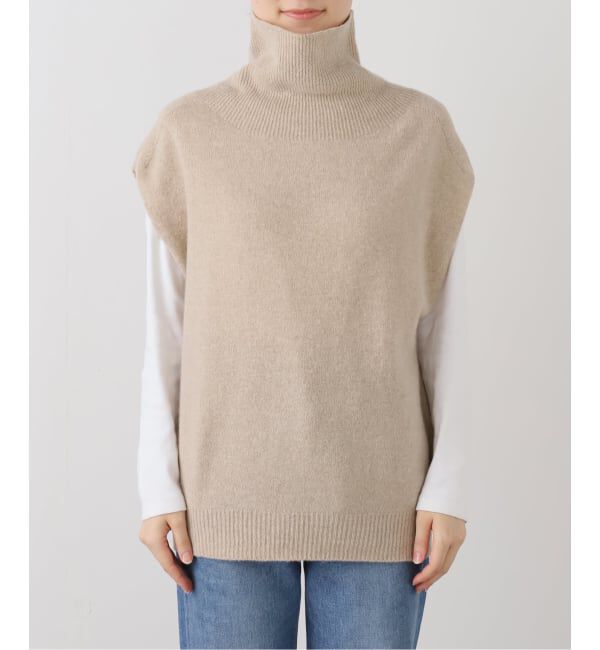 Spick and Span「《WEB限定 / 追加2》オフタートルニットベスト」|ベスト・ジレ|