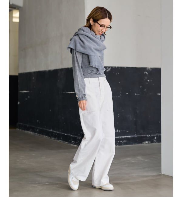 FRAMeWORK「≪追加≫ミリタリースラブバックサテンベイカーパンツ 4」|カーゴ|