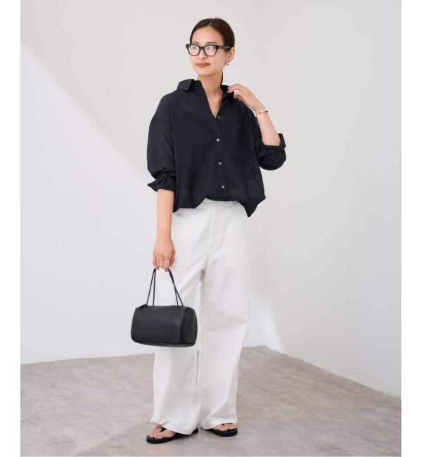 FRAMeWORK「≪追加≫ミリタリースラブバックサテンベイカーパンツ 4」|カーゴ|