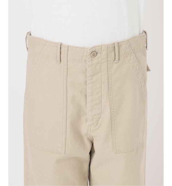 FRAMeWORK「≪追加≫ミリタリースラブバックサテンベイカーパンツ 4」|カーゴ|