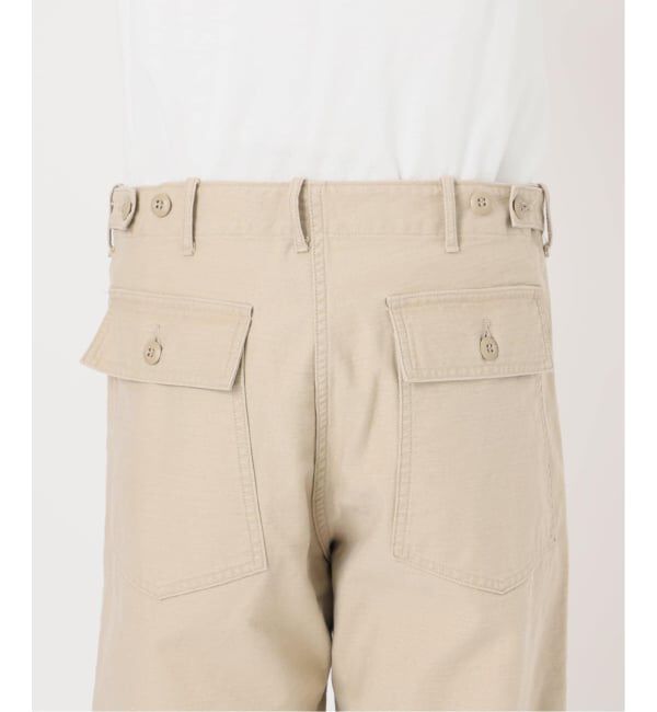 FRAMeWORK「≪追加≫ミリタリースラブバックサテンベイカーパンツ 4」|カーゴ|