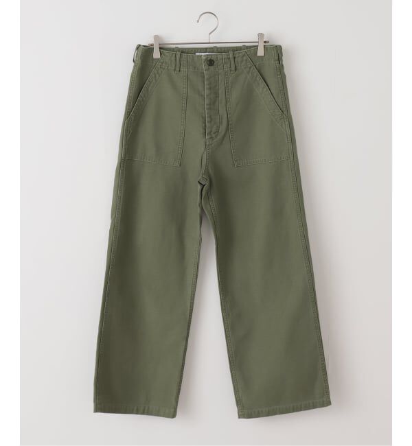 FRAMeWORK「≪追加≫ミリタリースラブバックサテンベイカーパンツ 4」|カーゴ|