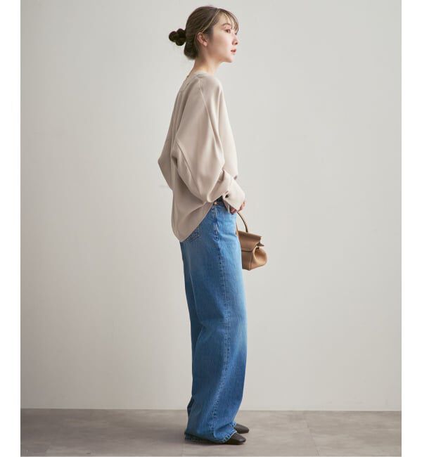 NOBLE「《追加・WEB限定カラー》エステルダブルクロスカーデブラウス」|シャツ・ブラウス|