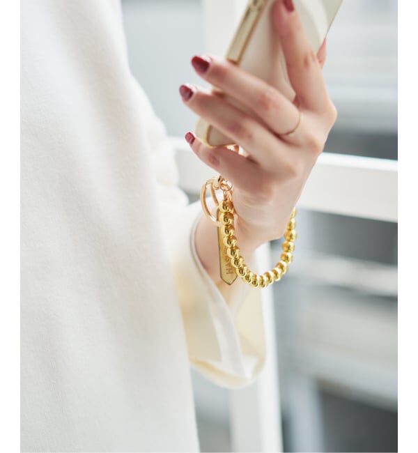 Spick and Span「HASHIBAMI / ハシバミ ヘマタイトボールスマホストラップ」|その他|