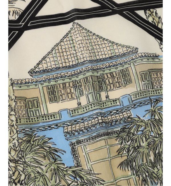  「manipuri/マニプリ コットンシルクストール(サキュレントガーデン)」|ストール|