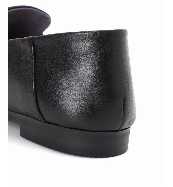  「《追加》レザースクエアメタルバックルローファー」|ローファー|