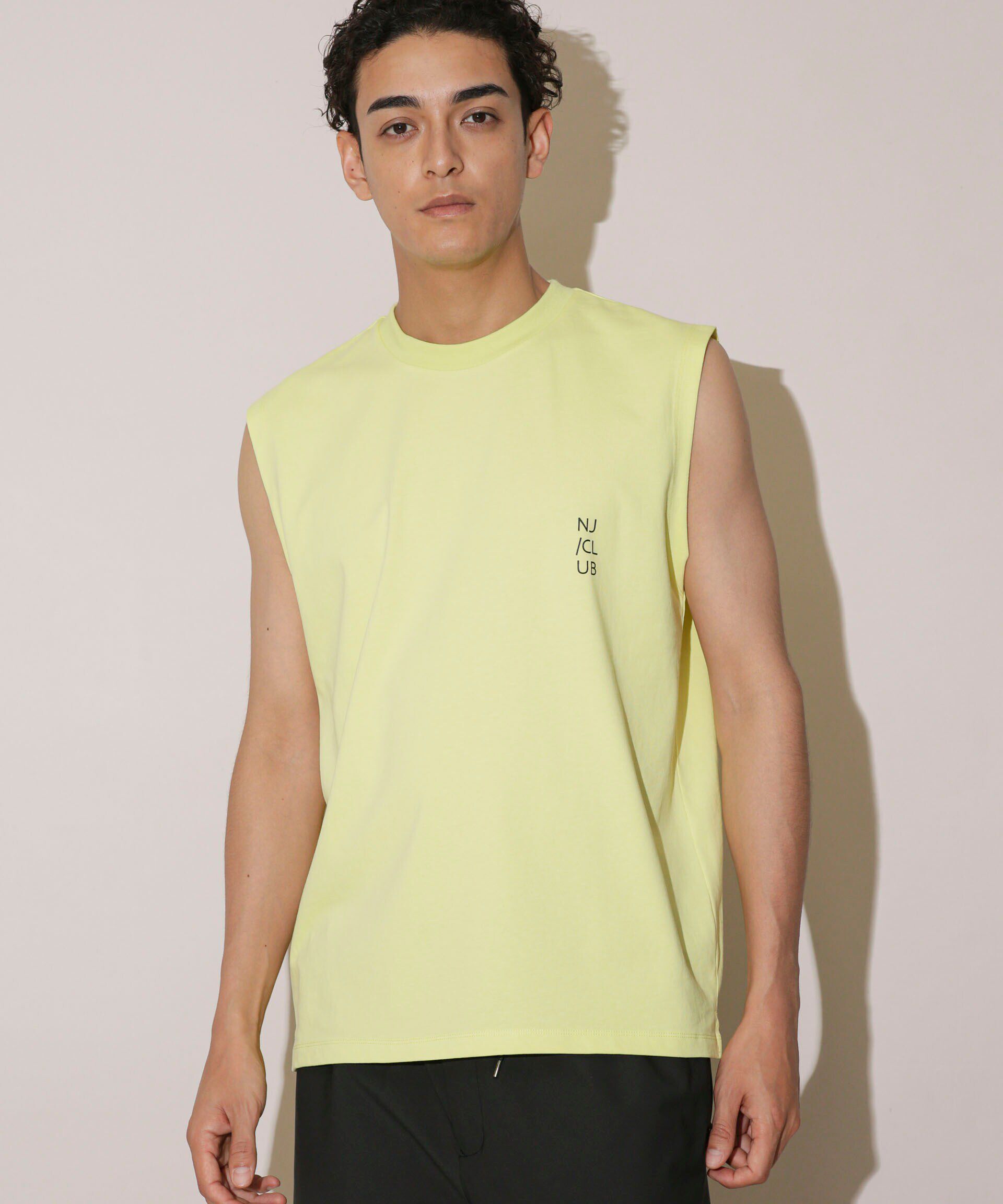 nano･universe「｢NJ/CLUB｣PARKSTOCK ベーシックタンクトップ」|Tシャツ・カットソー|イエロー