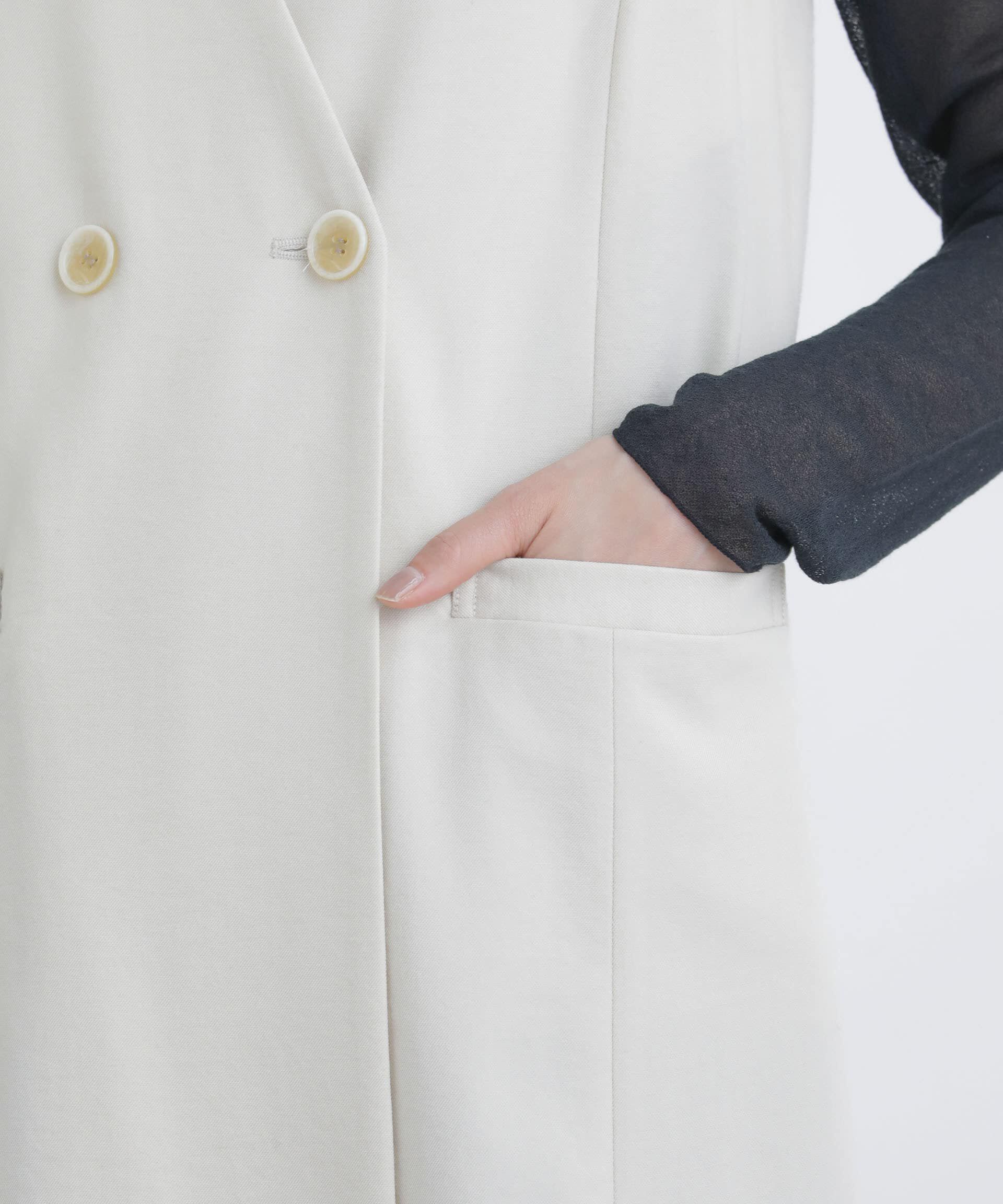 nano･universe「ロングジレ(セットアップ可)」|ベスト・ジレ|