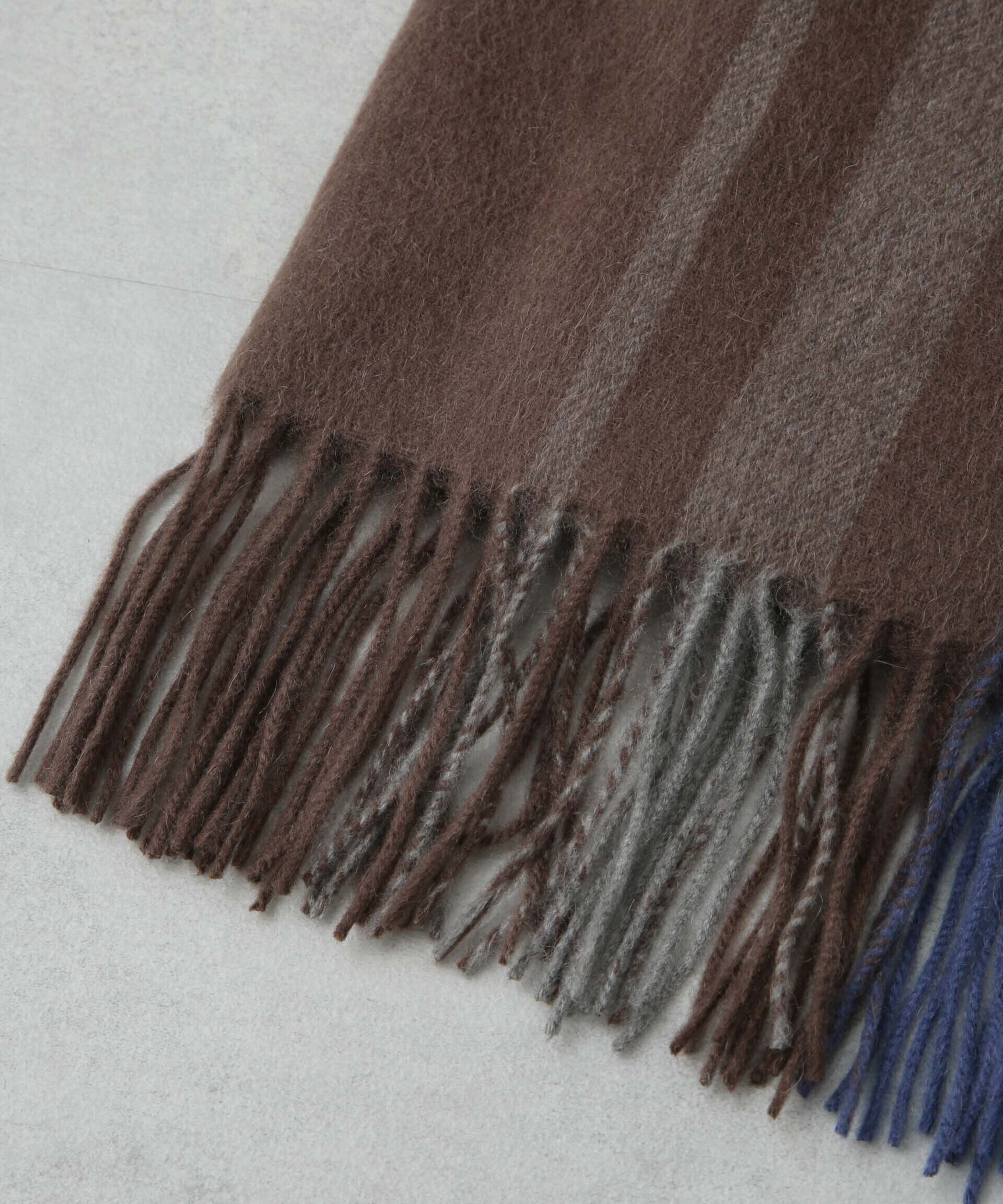 nano･universe「カシミヤチェックストール」|マフラー|