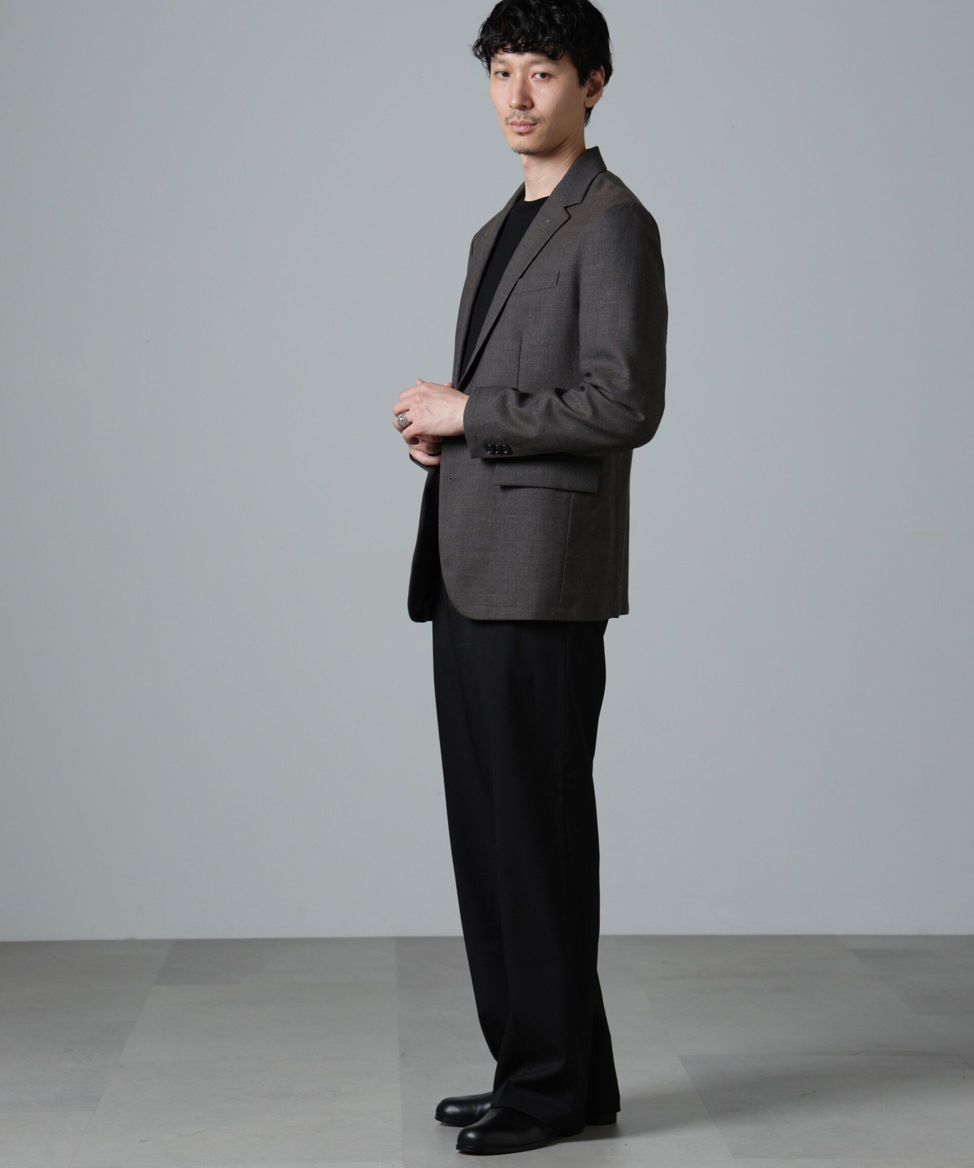 nano･universe「｢N JACKET PREMIUM｣RENU(R)ｳｰﾙ混洗えるｻｷｿﾆｰｼﾞｬｹｯﾄ(ｾｯﾄｱｯ 」|スーツ|