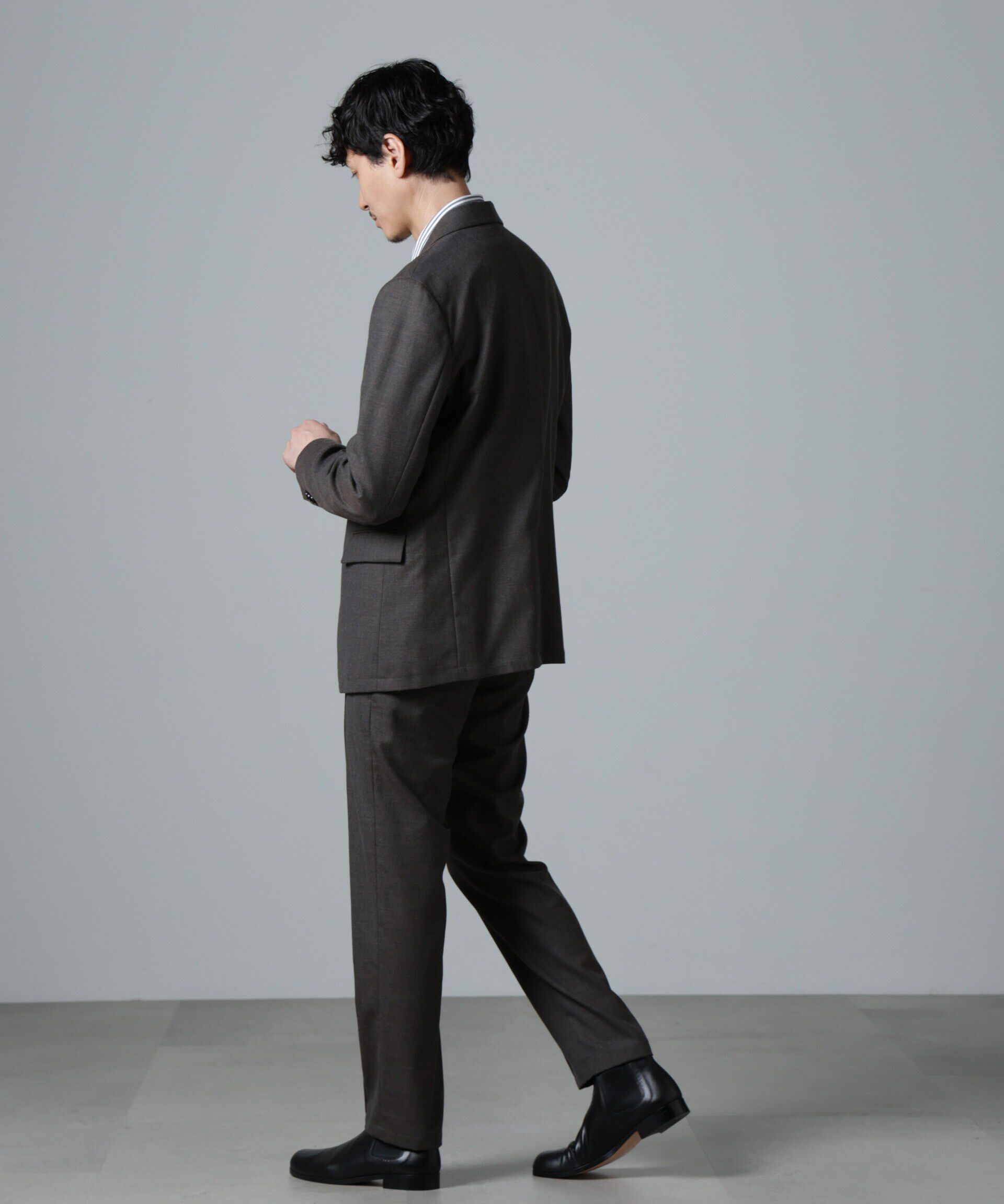 nano･universe「｢N JACKET PREMIUM｣RENU(R)ｳｰﾙ混洗えるｻｷｿﾆｰｼﾞｬｹｯﾄ(ｾｯﾄｱｯ 」|スーツ|