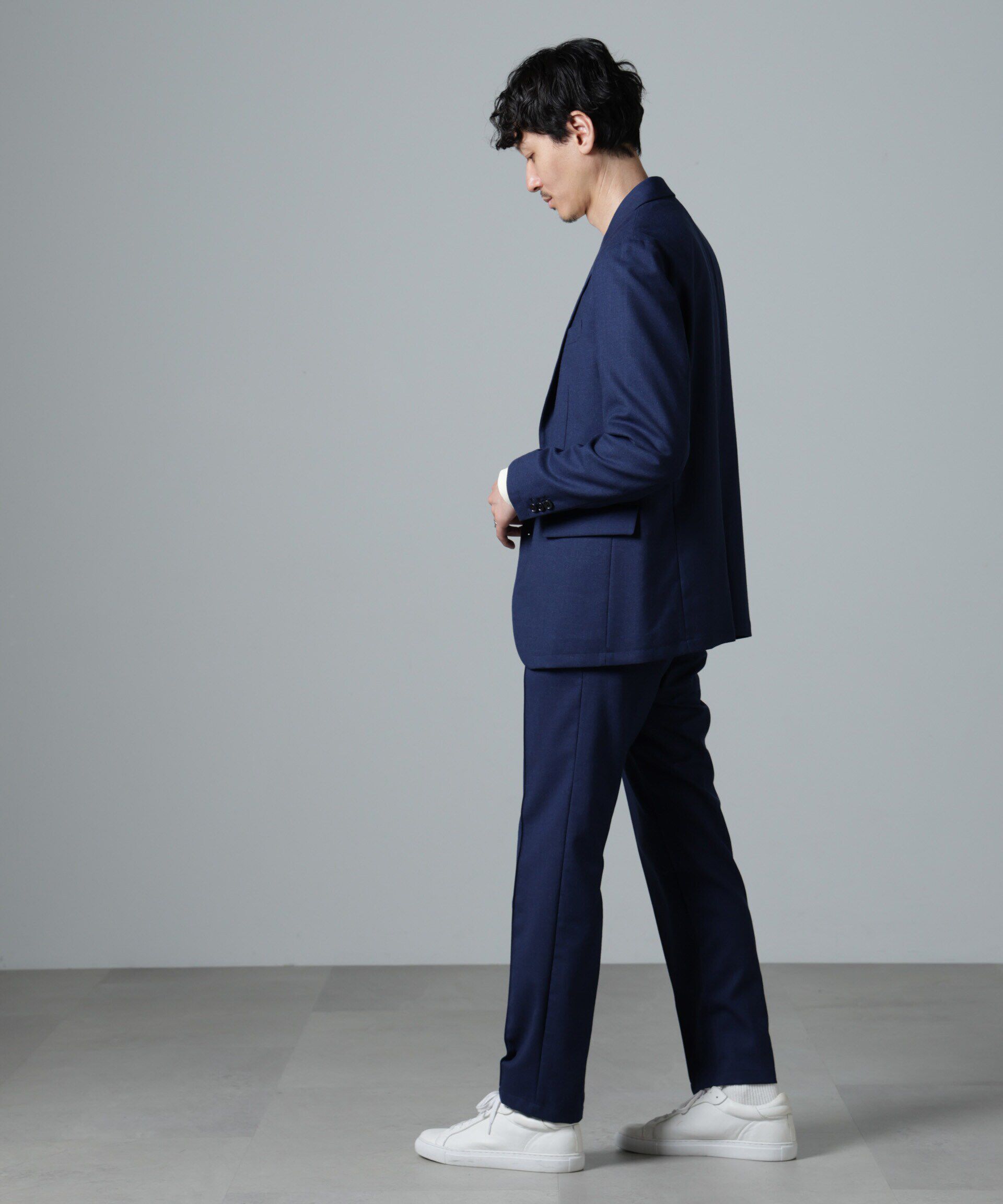 nano･universe「｢N JACKET PREMIUM｣RENU(R)ｳｰﾙ混洗えるｻｷｿﾆｰｼﾞｬｹｯﾄ(ｾｯﾄｱｯ 」|スーツ|