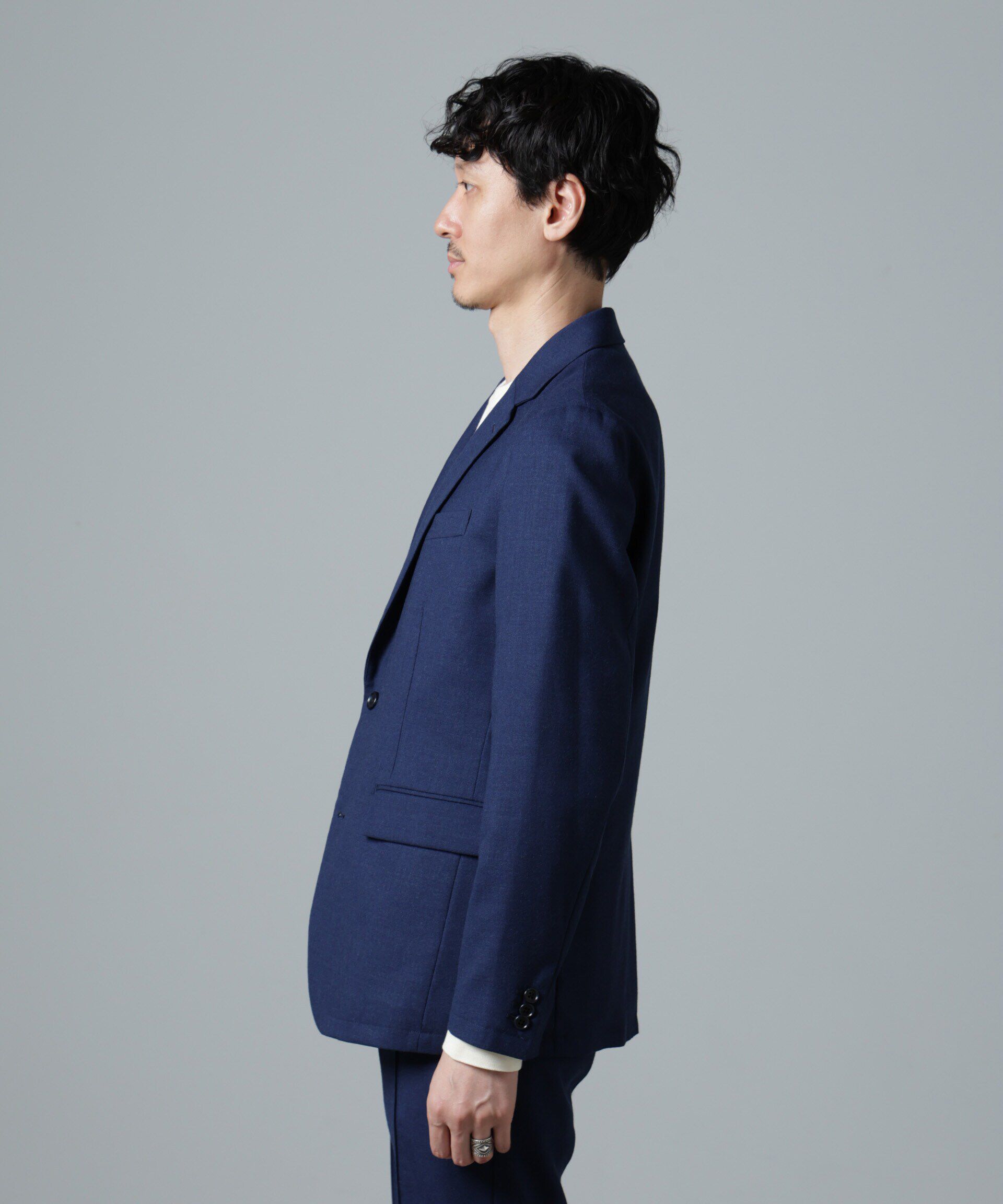 nano･universe「｢N JACKET PREMIUM｣RENU(R)ｳｰﾙ混洗えるｻｷｿﾆｰｼﾞｬｹｯﾄ(ｾｯﾄｱｯ 」|スーツ|